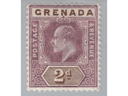 Grenada 1904, Mi. 53, x 2 d Edvard