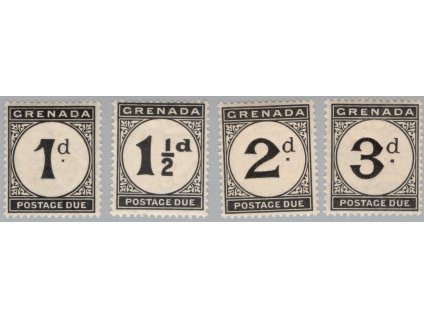 Grenada Doplatní 1921, Mi. P11-14, x