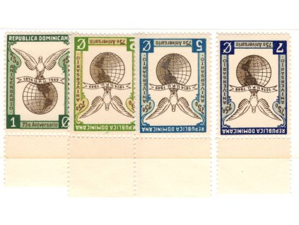 Dominikánská republika 1949, Mi. 495-8, xx UPU