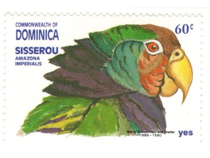 Dominika 1991, Mi. 1477, xx Papoušek