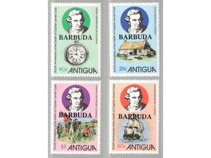 Barbuda 1979, Mi. 460-3, xx Cook