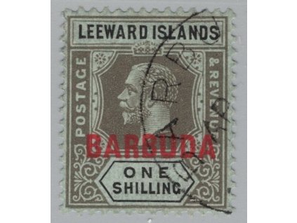 Barbuda 1922, Mi. 7, O 1 s