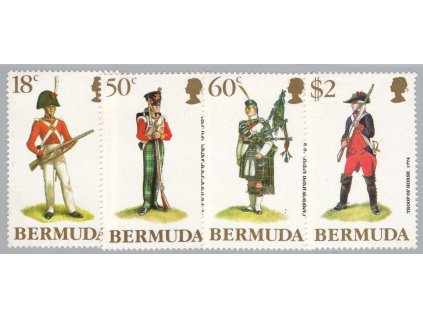 Bermudy 1988, Mi. 536-9, xx Uniformy, dv - sleva!