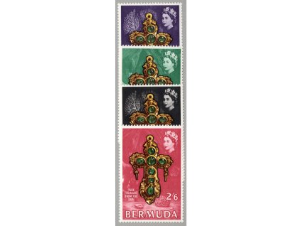 Bermudy 1969, Mi. 223-6, xx Klenoty