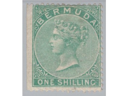 Bermudy 1865, Mi. 5 A, (x) 1 s, koncovka