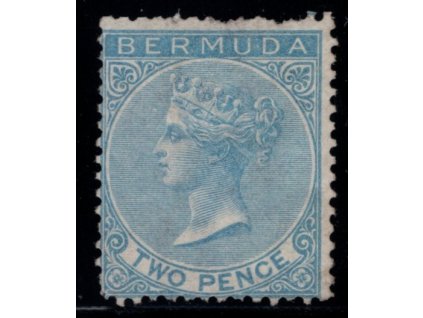 Bermudy 1865, Mi. 2, (x) 2 d, vady - sleva!