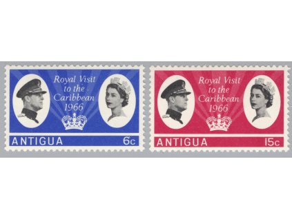 Antigua 1966, Mi. 150-1, xx Návštěva