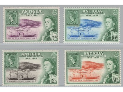 Antigua 1962, Mi. 123-6, xx 100. výročí