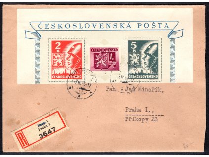 ČSR II 1945, ⌧︎ Košické vydání, R-Praha 1