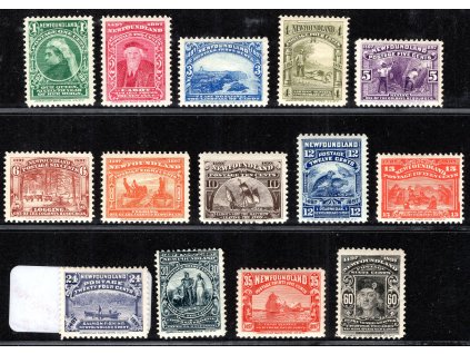 Kanada - Newfoundland 1897, Mi. 44-57, x 400 let, 60 c opravený x - nepočítána