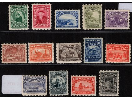 Kanada - Newfoundland 1897, Mi. 44-57, x/(x) 400 let, různá jakost - sleva!