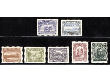 Kanada - Newfoundland 1910, Mi. 74-8, xx/x 8-15 c 300 let, svěží nebo s nepatrnou x, ostatní zdarma