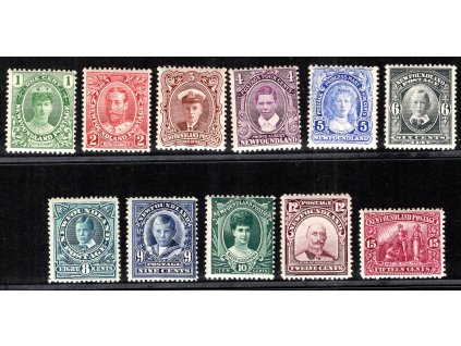 Kanada - Newfoundland 1911, Mi. 85-95, x Rodina