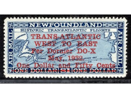 Kanada - Newfoundland 1932, Mi. 184, xx přetisk