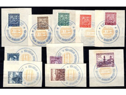 ČSR I, △ (1 ks - vyberte si) příležitostné O Хуст-Chust Centrální ukrajinská národní rada (CUNR) 21.1.1939, vzácný výskyt!