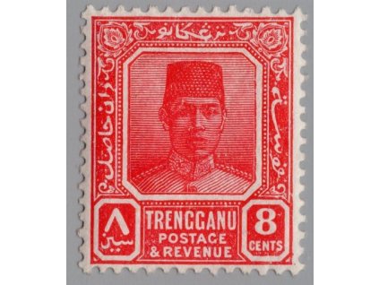Malajsie - Trengganu 1921/38, x 8c nevydaná