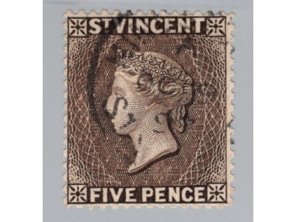 Svatý Vincent 1897, Mi. 42, O 5 d