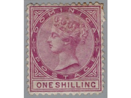 Dominika 1874, Mi. 6A, x 1sh
