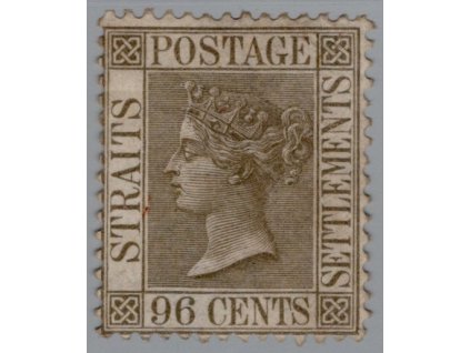 Malajsie - Průlivové osady (Straits Settlements) 1867, Mi. 18A, (x) 96c Victoria