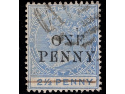 Svatý Kryštof 1888, Mi. 18, O 1 / 2,5 d, KC SG 70 £