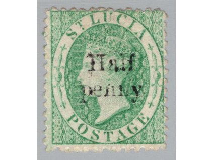 Sv. Lucie 1863, Mi. I - nevydaná, (x) 0,5 / 6 d