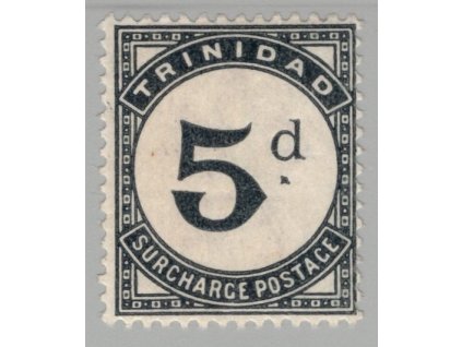 Trinidad Doplatní 1885, Mi. P6, x 5 d