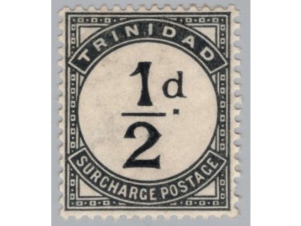 Trinidad Doplatní 1885, Mi. P1, x 1/2 d, vada lepu - sleva!
