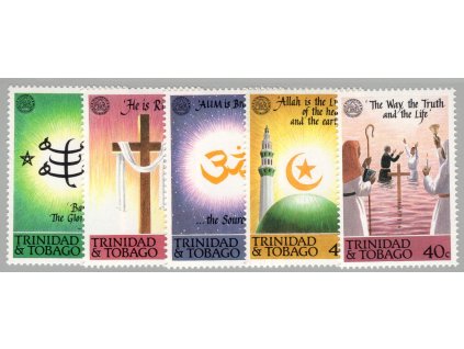 Trinidad a Tobago 1992, Mi. 634-8, xx Víra