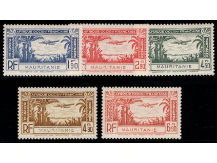 Mauritánie 1940, Mi. 122-6, xx