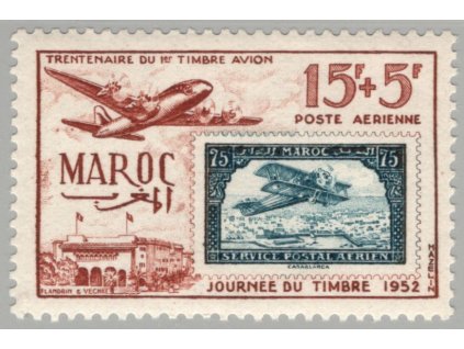 Maroko 1952, Mi. 343, xx Den známky