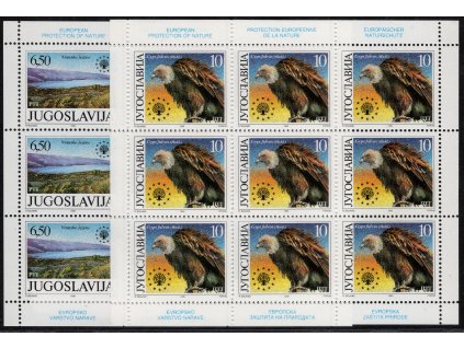 Jugoslávie 1990, Mi. KB 2452-3, xx PL Příroda, dvl - sleva!