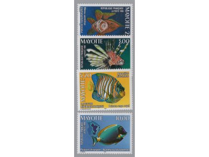 Mayotte 1999, Mi. 64-7, xx Ryby