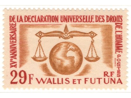 Wallis a Futuna 1963, Mi. 203, x Práva