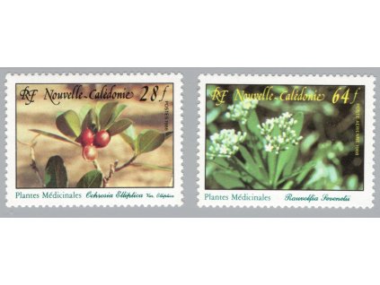 Nová Kaledonie 1988, Mi. 826-7, xx Květiny