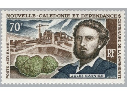 Nová Kaledonie 1967, Mi. 445, xx 70 F Garnier (geologie)