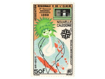 Nová Kaledonie 1962, Mi. 385, xx Meteorologie