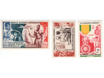 Nová Kaledonie 1949-52, Mi. 348-50, x