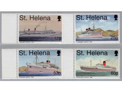 Svatá Helena 1996, Mi. 678-81, xx Lodě