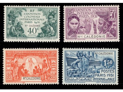 Nová Kaledonie 1931, Mi. 168-71, x Výstava