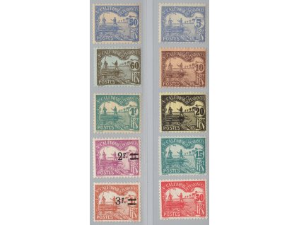 Nová Kaledonie Doplatní 1906/26, Mi. P 9-18, xx, dv - sleva!