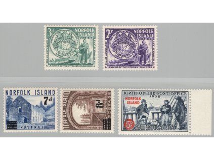 Norfolk 1956/9, Mi. 21-5, xx příležitostné