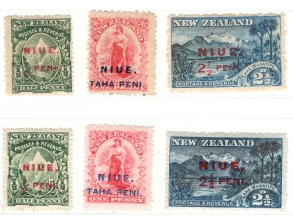 Niue 1902, Mi. 7, x 2,5 d, ostatní zdarma!