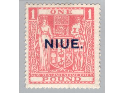 Niue Kolky 1931, Mi. S10, x 1 £