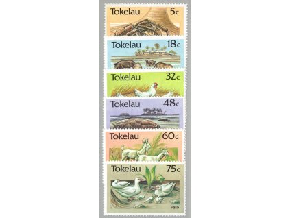 Tokelau 1986, Mi. 130-5, xx Fauna