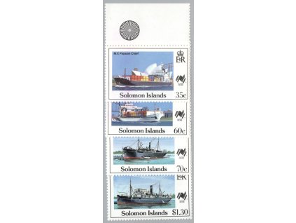 Šalamounovy ostrovy 1988, Mi. 683-6, xx k.s. Lodě