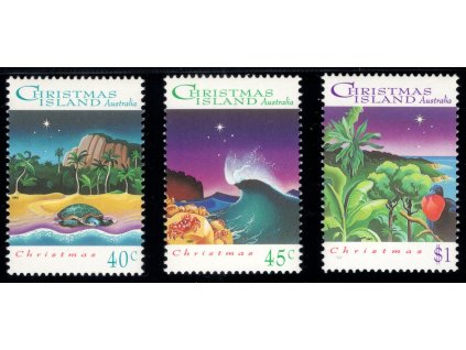 Austrálie - Vánoční ostrov 1993, Mi. 388-90, xx Vánoce