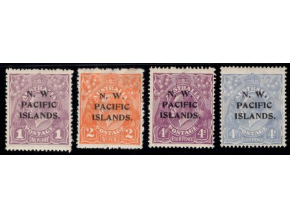 Nová Guinea 1921, Mi. 34 + 36-8, x