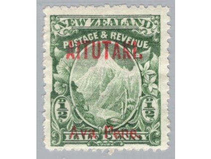 Cookovy ostrovy - Aitutaki 1903, Mi. 1, x 0,5 d, vada - sleva!