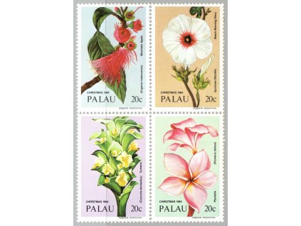 Palau 1984, Mi. 61-4, xx Květiny