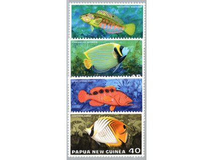 Papua Nová Guinea 1976, Mi. 315-8, xx Ryby